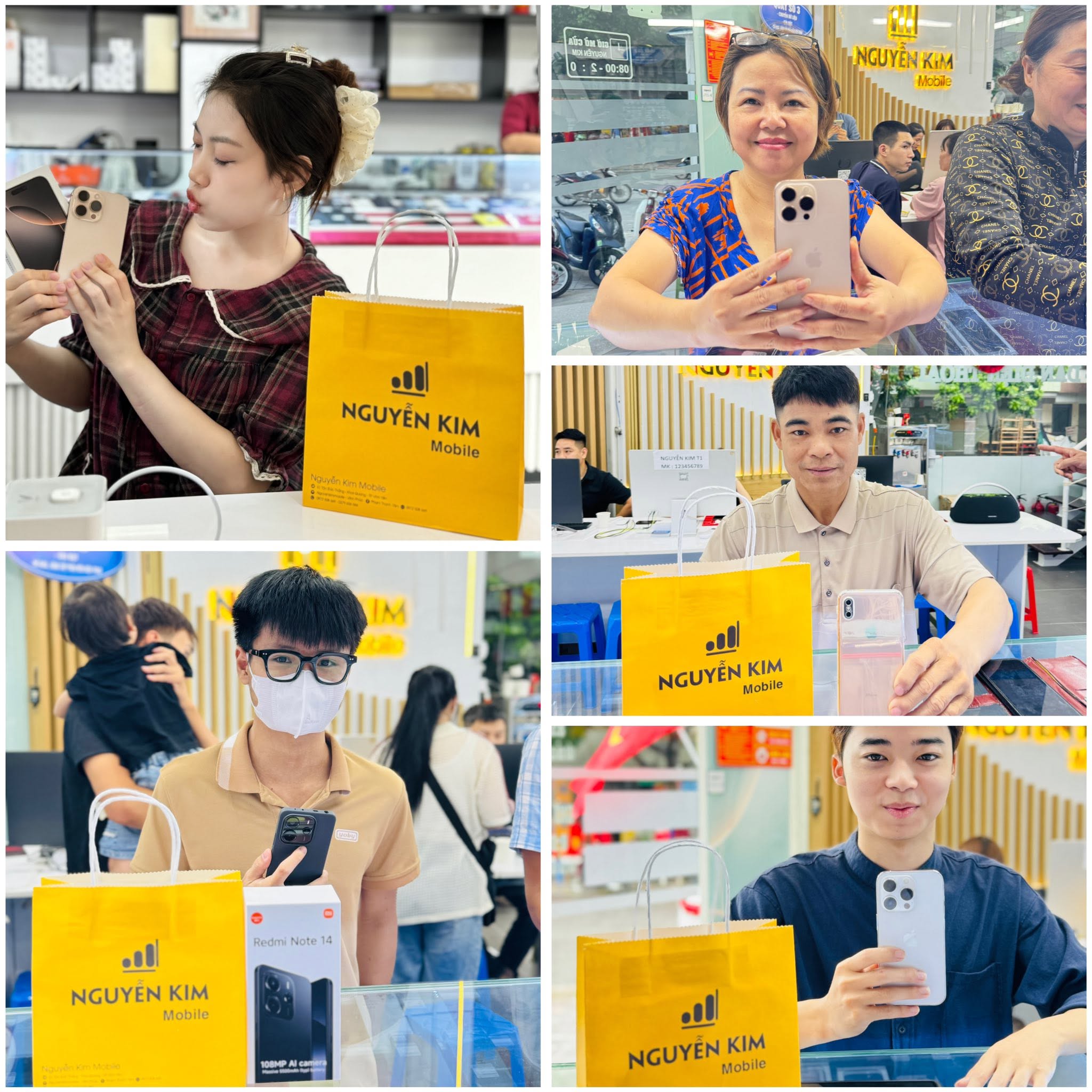 Khách hàng tại Nguyễn Kim Mobile