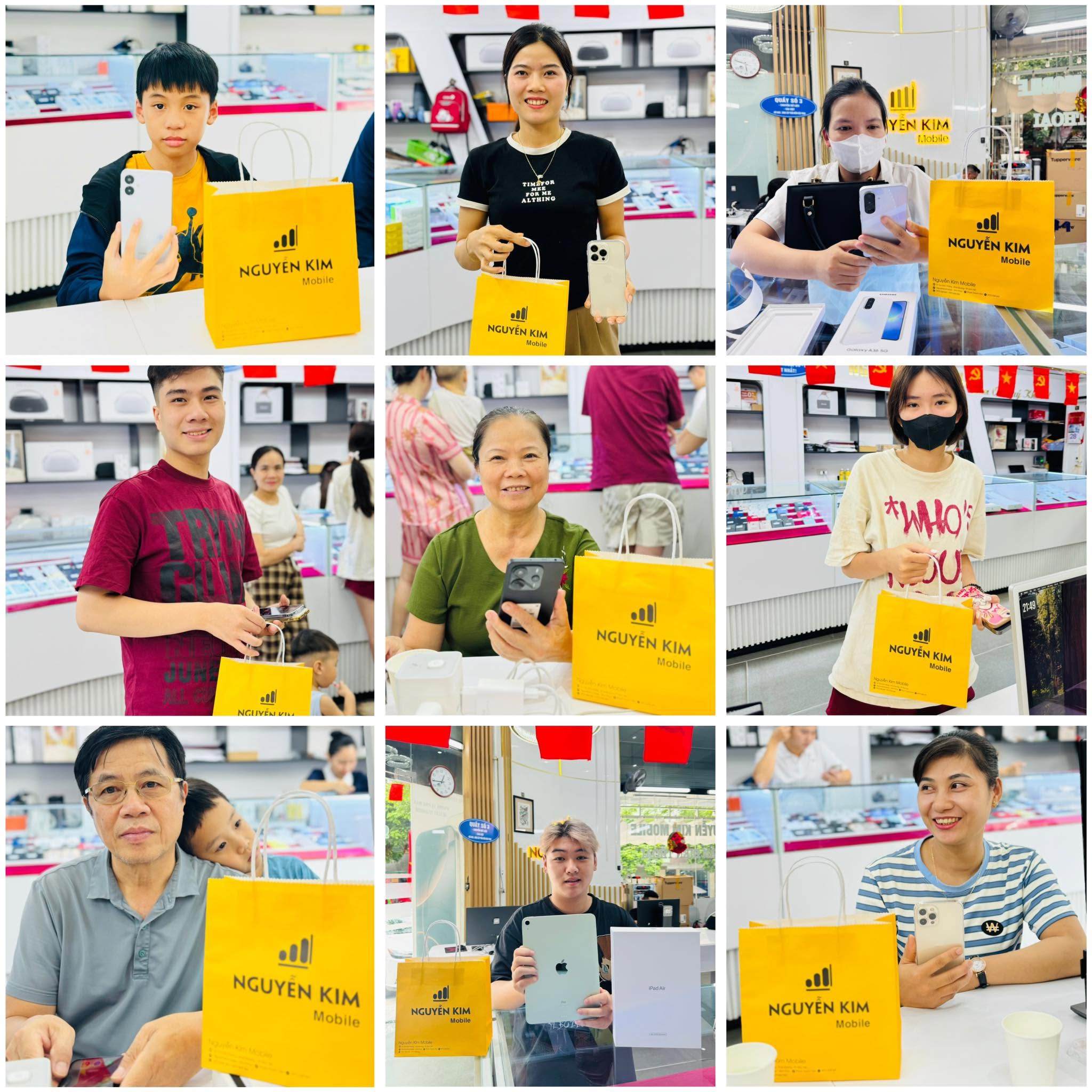 Khách hàng tại Nguyễn Kim Mobile