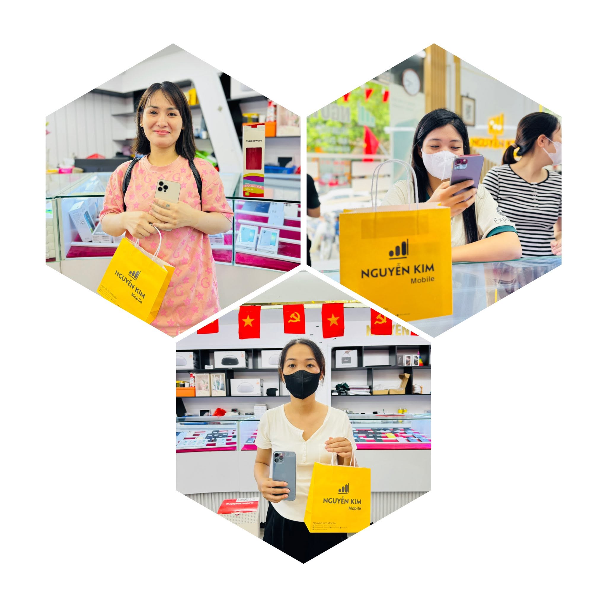 Khách hàng tại Nguyễn Kim Mobile